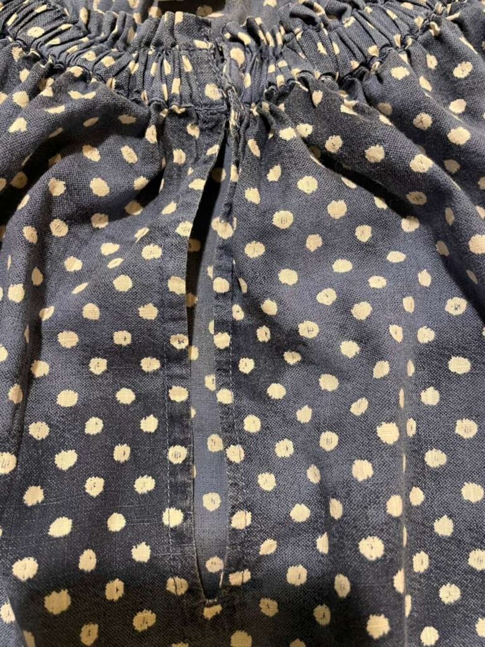 Blue 100% cotton blouse - Picture 4 of 5